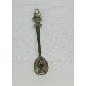 Fort Pewter Atlanta 1996 Vintage 100th Olympic Flame Embossed Mini Spoon